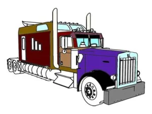 American Trucks Coloring